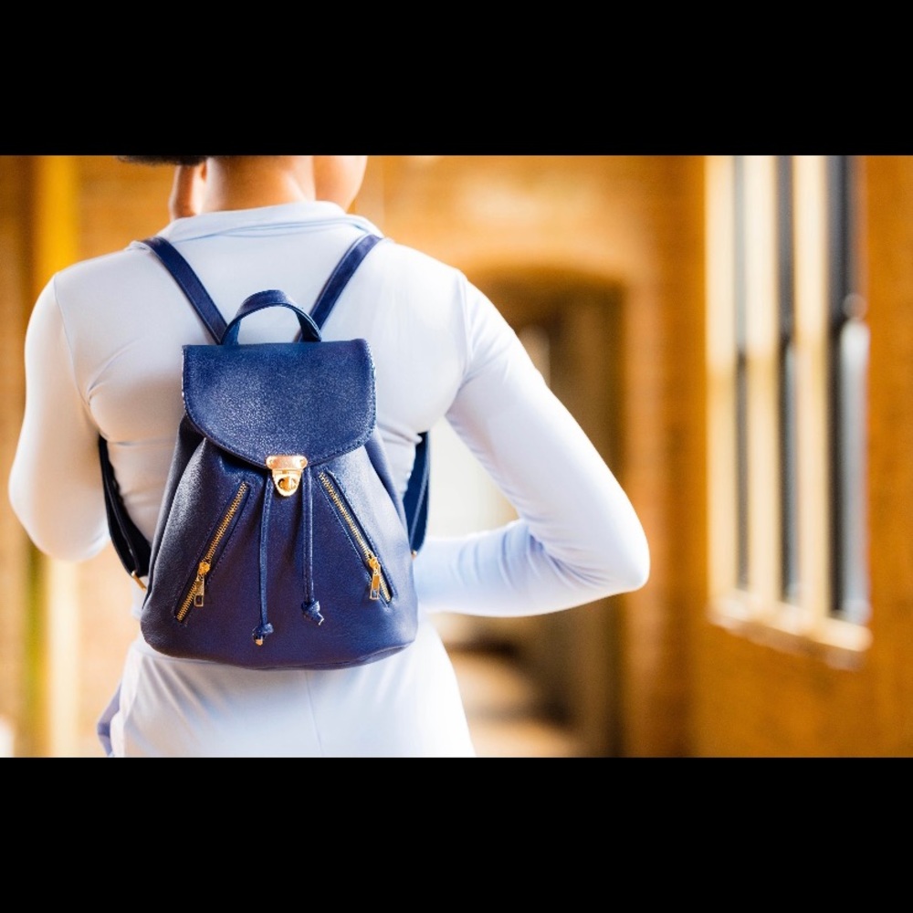 Leather back pack